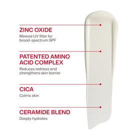 EltaMD applied to hand showing no white cast, blends into skin tone