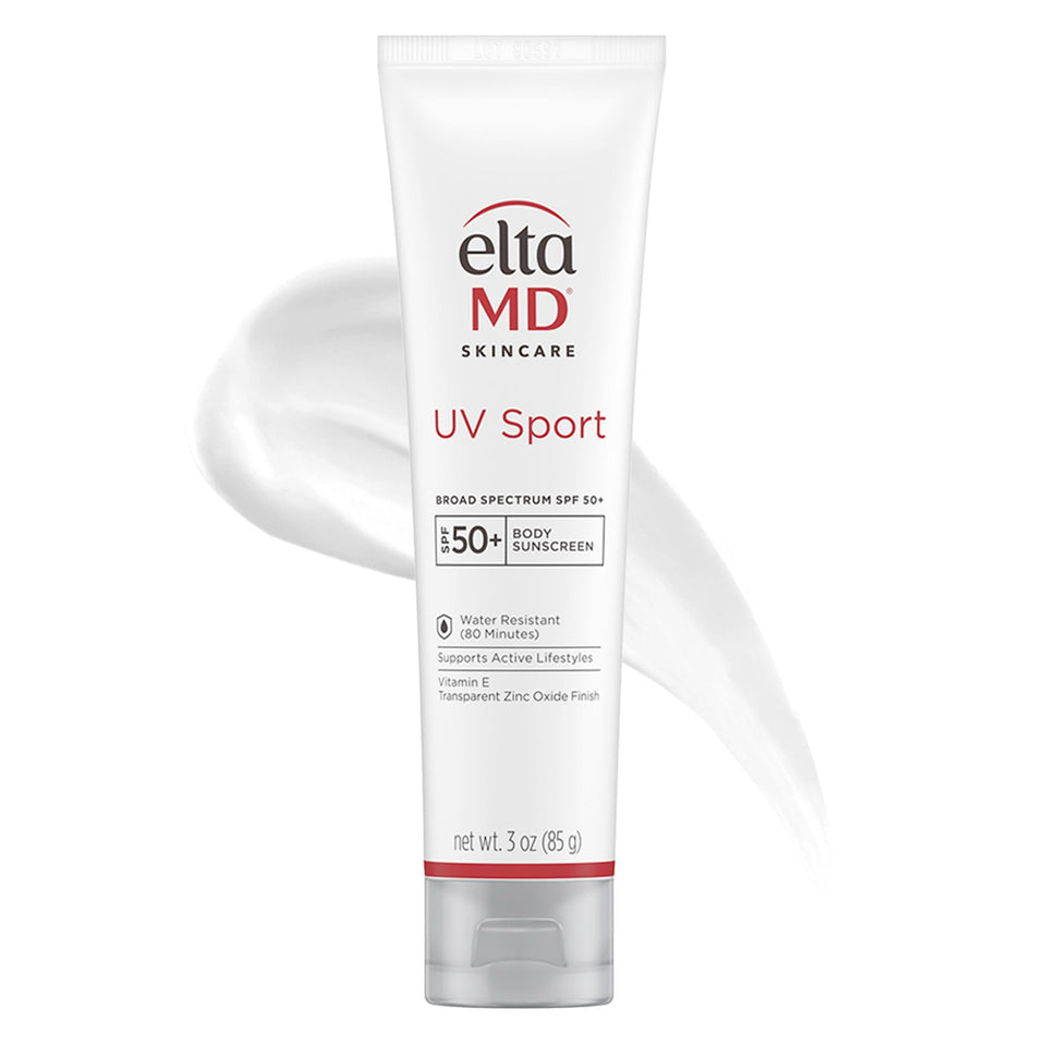 EltaMD front packaging showing SPF 50 and active protection