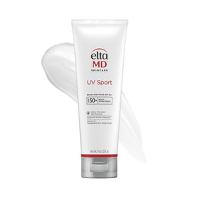EltaMD tube front view showing SPF 50 protection and active use benefit