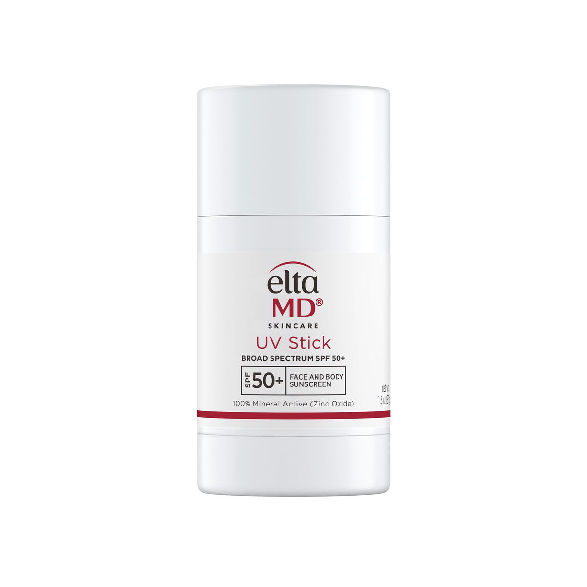EltaMD UV Stick front packaging showing compact travel size and SPF 50+ protection
