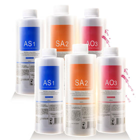 ELVENSTARS front packaging trio showing three 400ml bottles and benefits