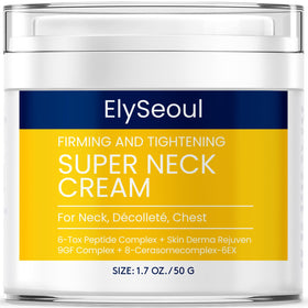 ElySeoul jar front view showing premium neck cream for firming