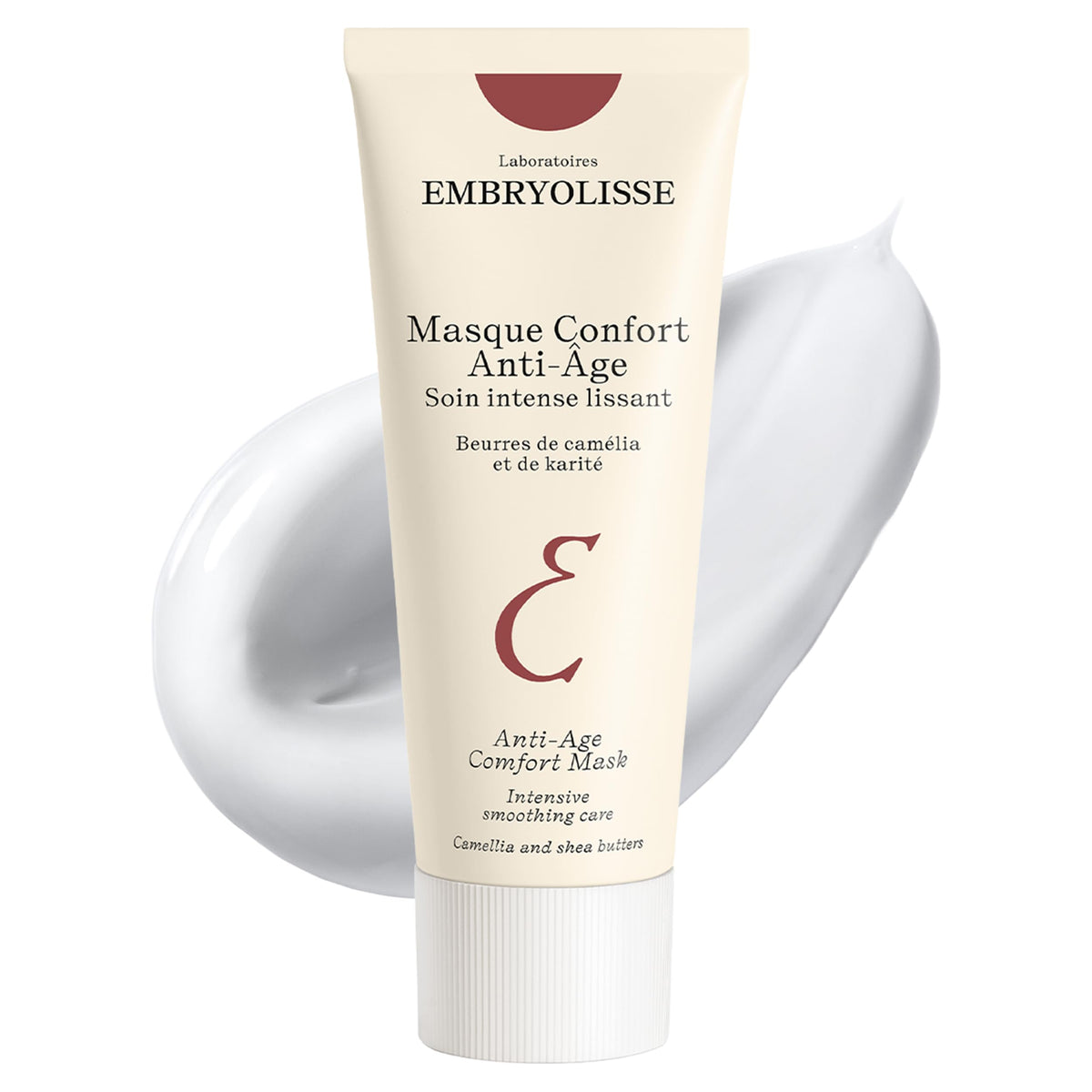 Embryolisse front tube packaging showing product name and size for shelf-ready appeal