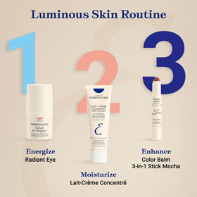 Embryolisse Color Balm next to hand for size reference and portability