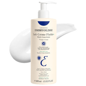 Embryolisse Fluid+ front packaging showing bottle and label benefits
