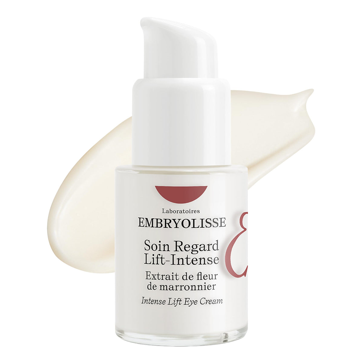 Embryolisse front packaging showing product and benefits for firmer eyes