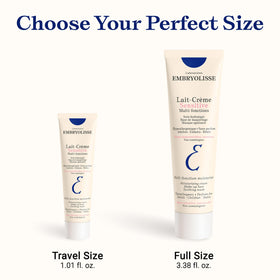 Embryolisse being applied on hand demonstrating quick absorption benefit