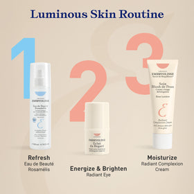 Embryolisse in morning routine setting showing quick application and fresh look benefit