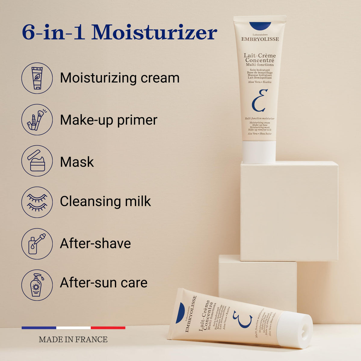Embryolisse open cap dispensing cream for easy, measured application