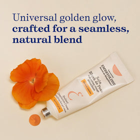 Embryolisse open jar with swatch showing luminous finish and skin-plumping effect
