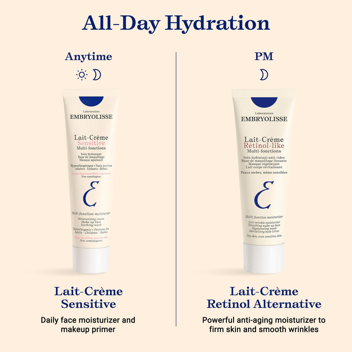 Embryolisse recyclable aluminum tube emphasizing eco-conscious packaging