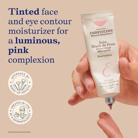 Embryolisse cap and label close-up highlighting ingredients and clean design
