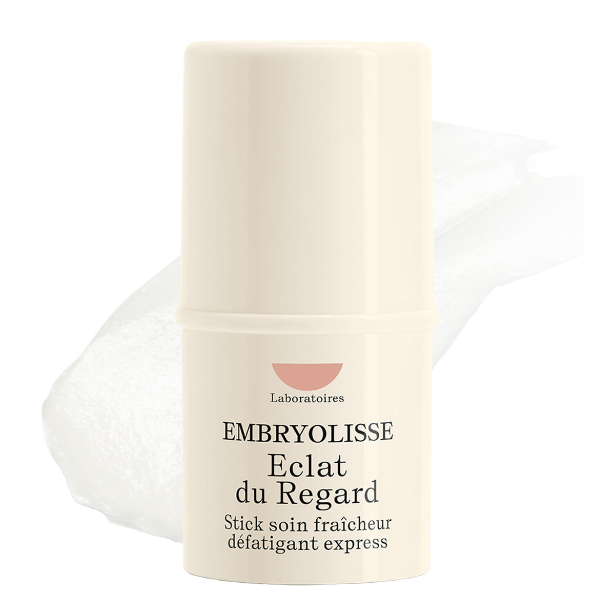 Embryolisse eye stick front view showing compact design and travel-ready benefit