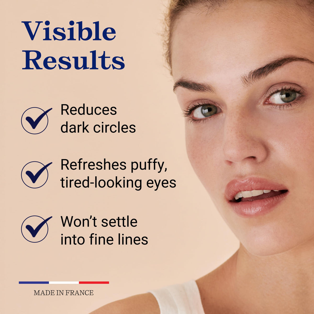 Embryolisse texture closeup showing creamy finish and hydrating glycerin benefit