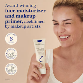 Embryolisse cream texture close-up highlighting smooth, hydrating finish