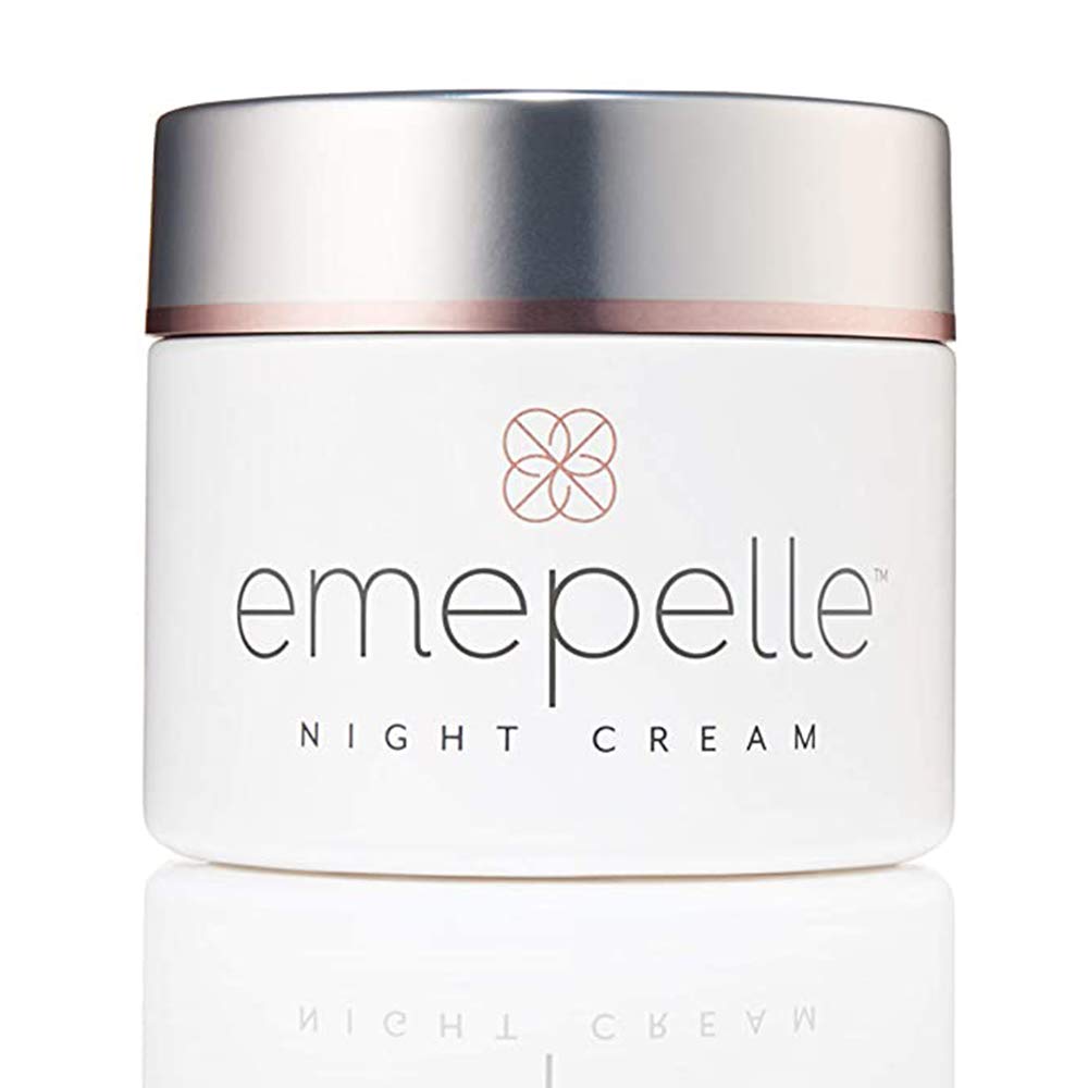 Emepelle front jar showing packaging and size benefit daytime to nighttime routine