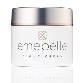Emepelle front jar showing packaging and size benefit daytime to nighttime routine