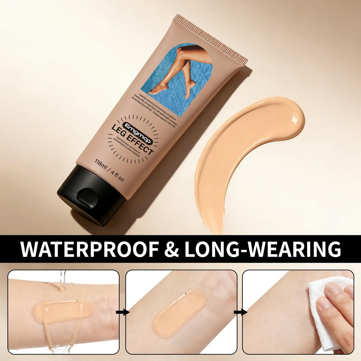 Emgmcp bottle label and shade marking for easy shade selection