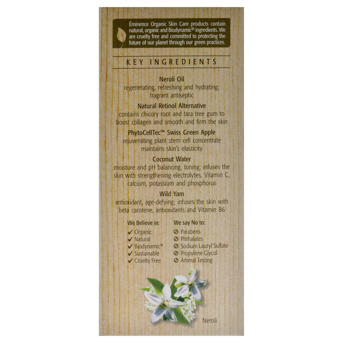 Eminence application under eye demonstration showing gentle patting technique benefit