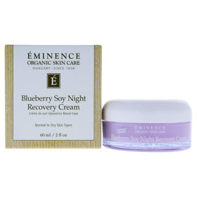 Eminence jar front view showing label and product size, communicates natural overnight nourishment