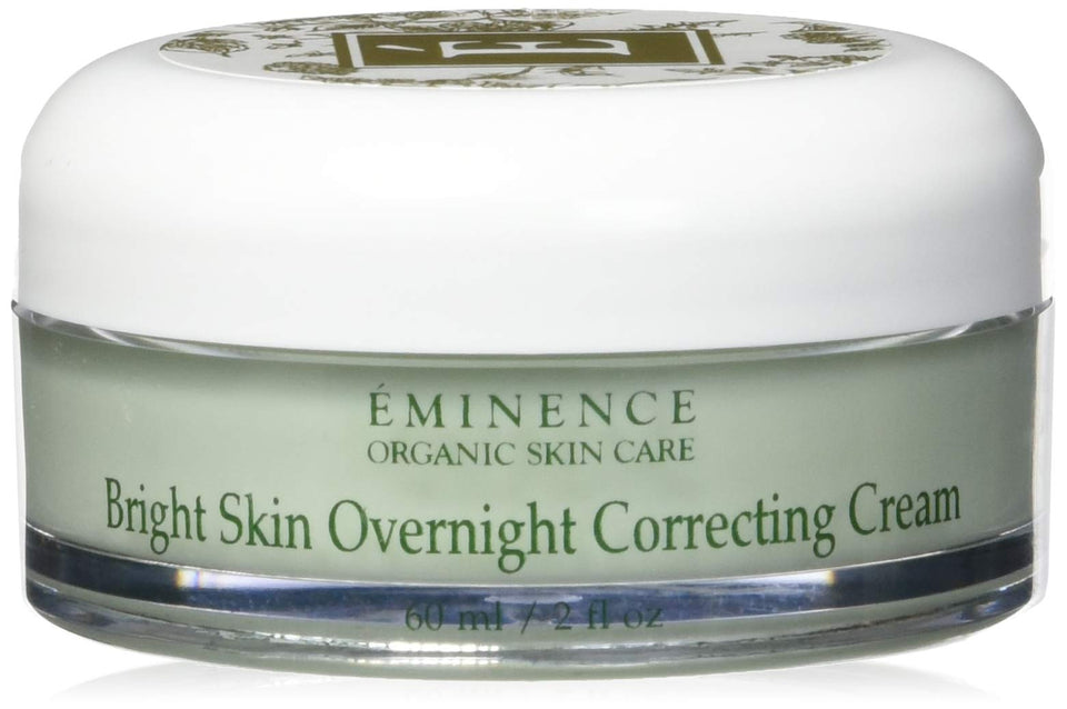Eminence front jar view showing packaging and 2 oz size with glowing benefit