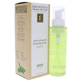 Eminence label close-up highlighting willow bark and tea tree oil for pore support