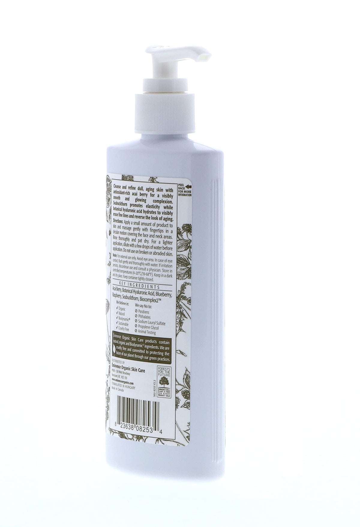 Eminence on bathroom vanity illustrating daily skincare routine benefit