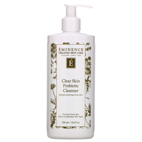 Eminence cleanser front packaging showing bottle and label for clearer routine benefit