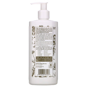 Eminence cleanser texture closeup cream-gel demonstrating gentle hydration and oil control