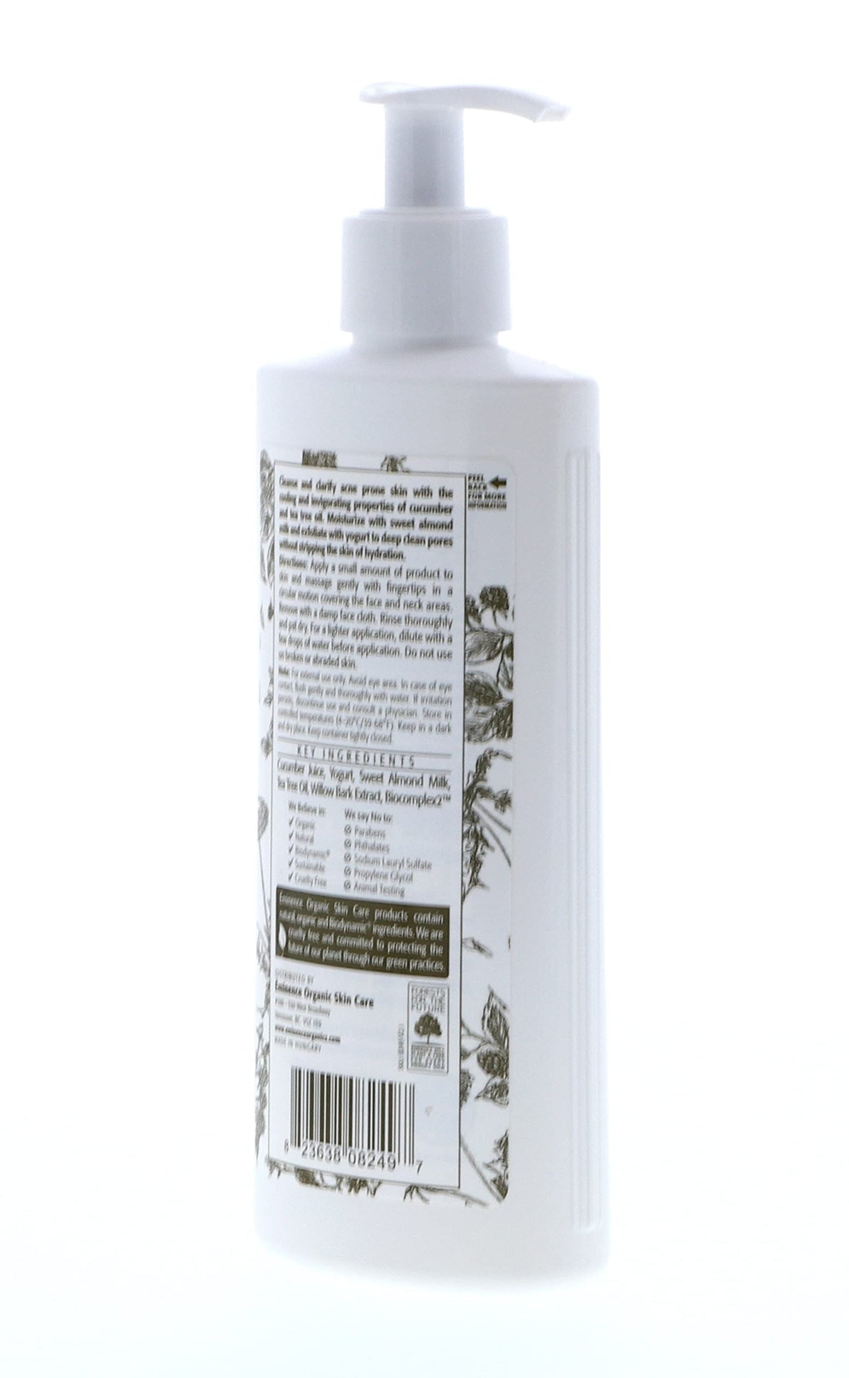 Eminence product on bathroom vanity illustrating everyday routine use