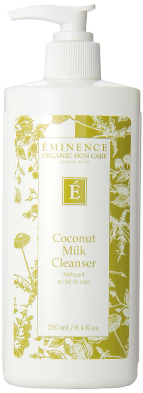 Eminence cleanser front bottle showing label and size for easy identification and trust