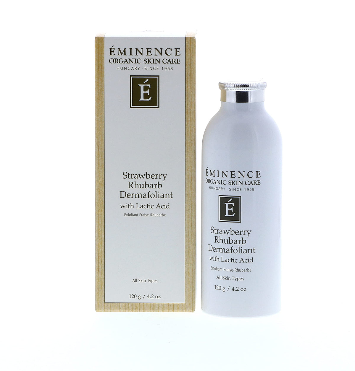 After rinse skin close-up showing Eminence smoother, refined-looking texture