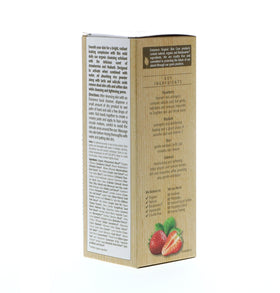 Wooden bowl mixing powder with water to form Eminence exfoliant paste