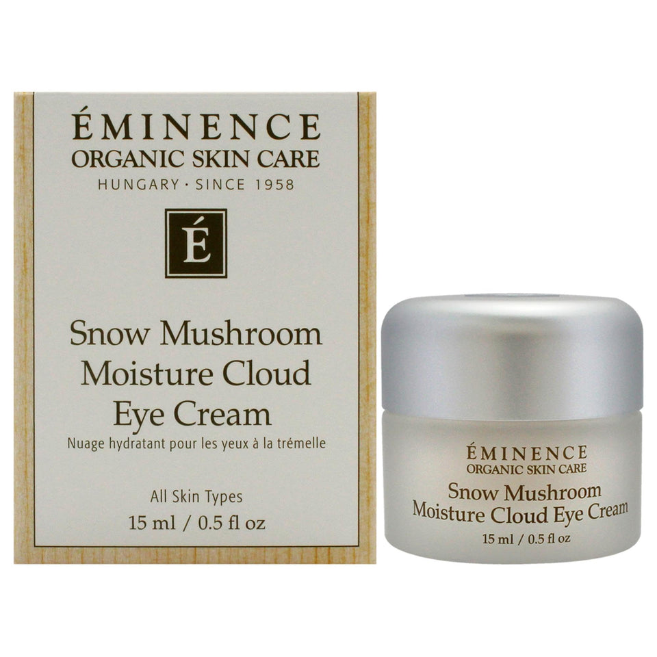 Eminence eye cream front packaging showing jar and label for clear identification and luxury appeal