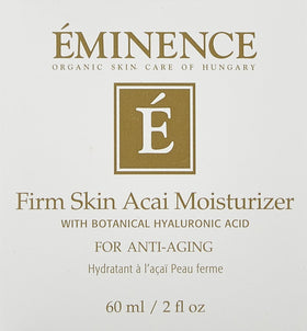 Eminence jar front view showing product packaging and clear branding for moisturized skin