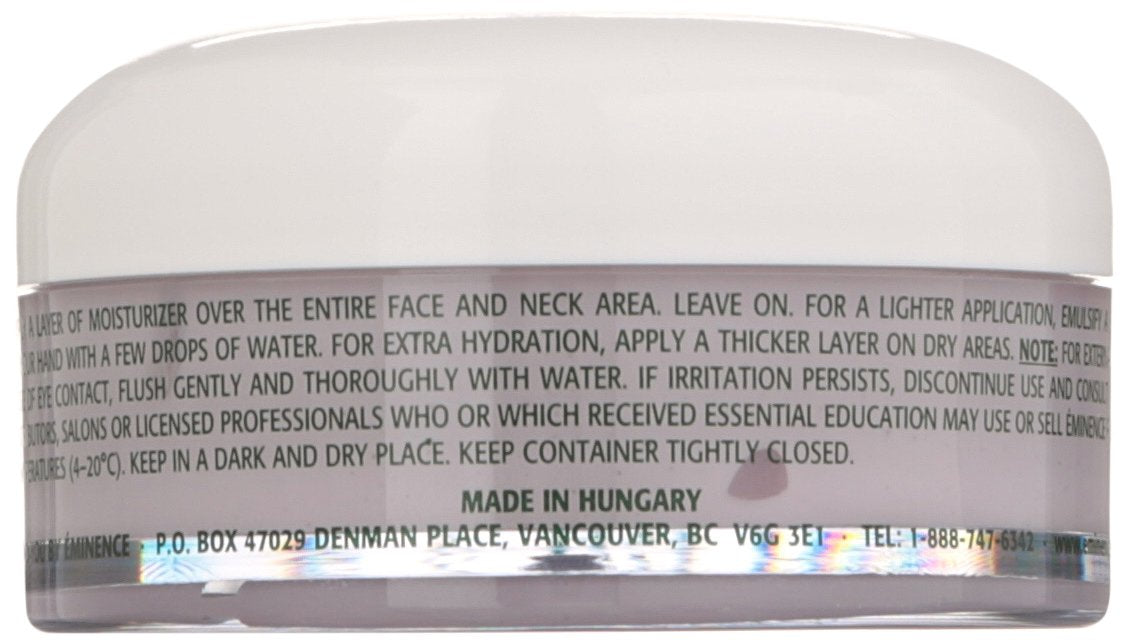 Eminence texture close-up revealing creamy formula that hydrates and plumps