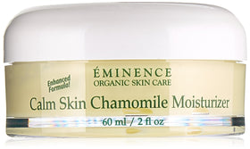 Eminence jar front view showing calming chamomile label and travel-ready 2 oz benefit