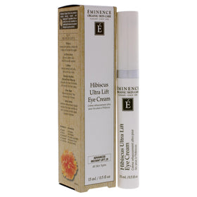 Eminence jar held in hand to show 0.5 ounce scale and portable convenience
