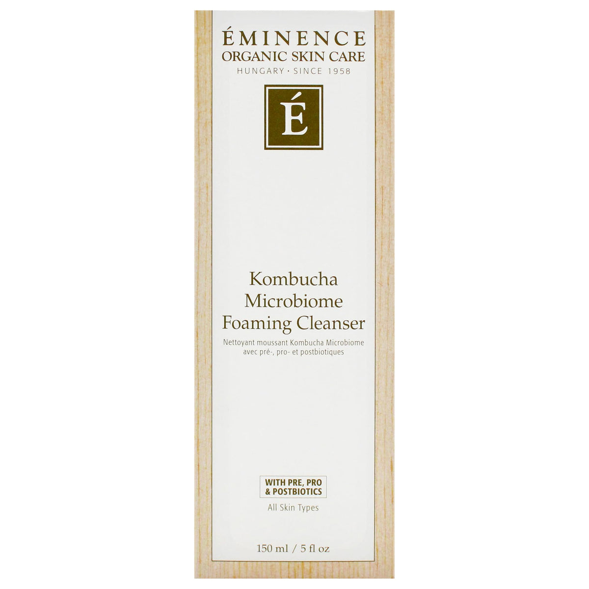 Eminence kombucha ingredient shot highlighting antioxidant support in formula