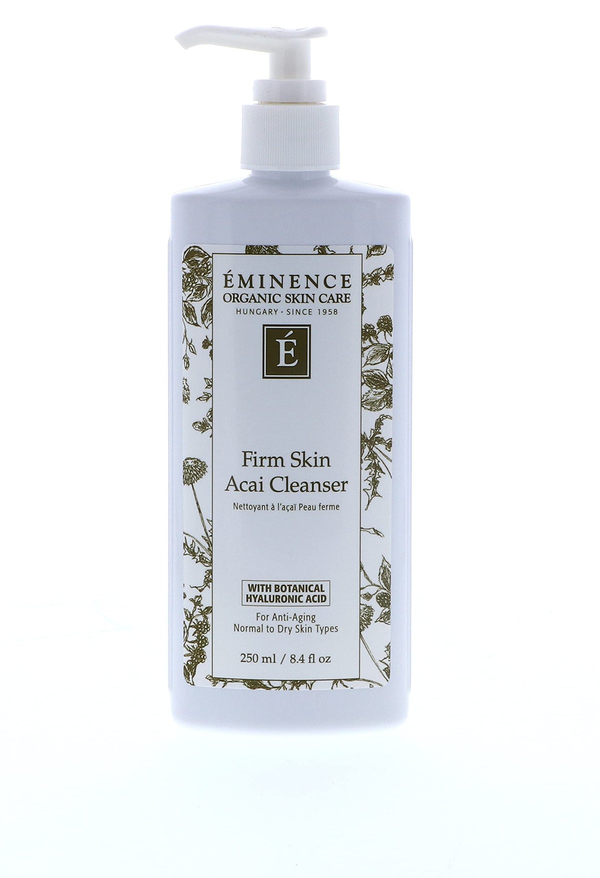 Eminence label close-up revealing ingredient list for informed purchase