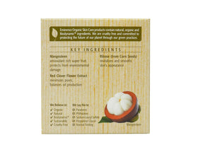 Eminence application on hand demonstrating absorption and matte hydration benefit
