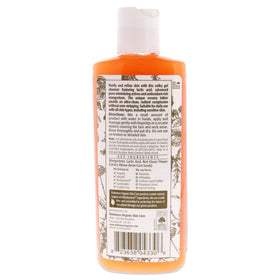 Eminence mangosteen foam texture closeup demonstrating creamy lather and gentle exfoliation
