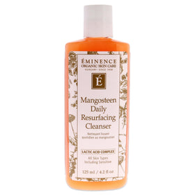 Eminence mangosteen front packaging showing bottle and label, clarifies product use