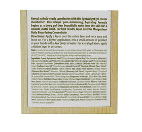 Eminence label ingredients view highlighting mangosteen and ribose benefits