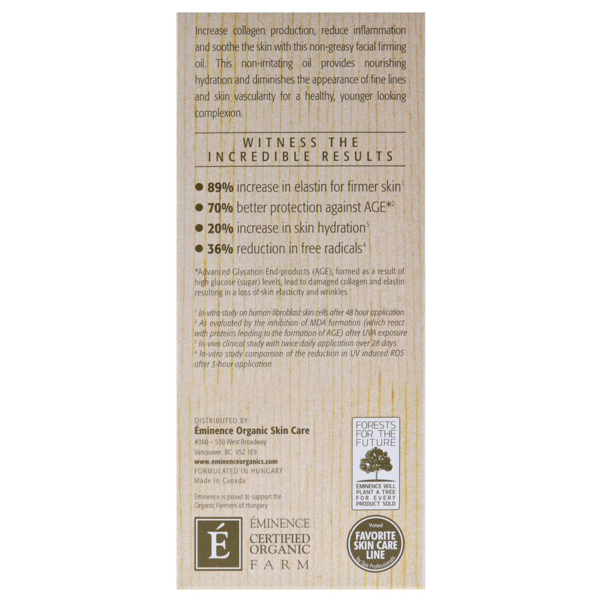 Eminence product staged in bathroom routine illustrating daily usability benefit