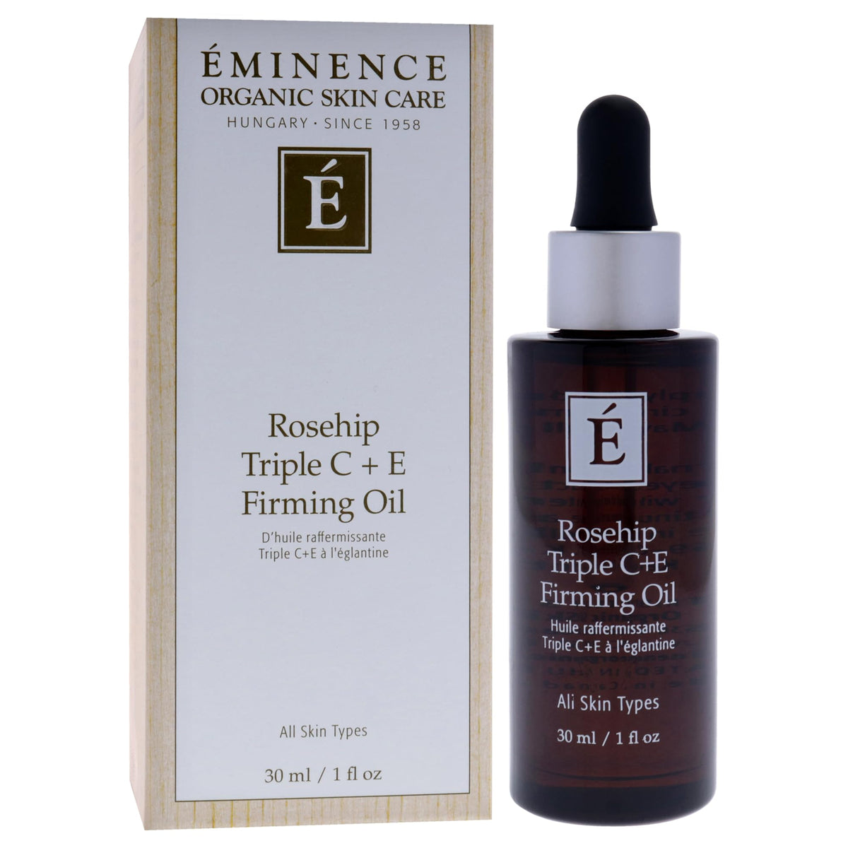 Eminence close-up of oil texture highlighting lightweight absorption benefit