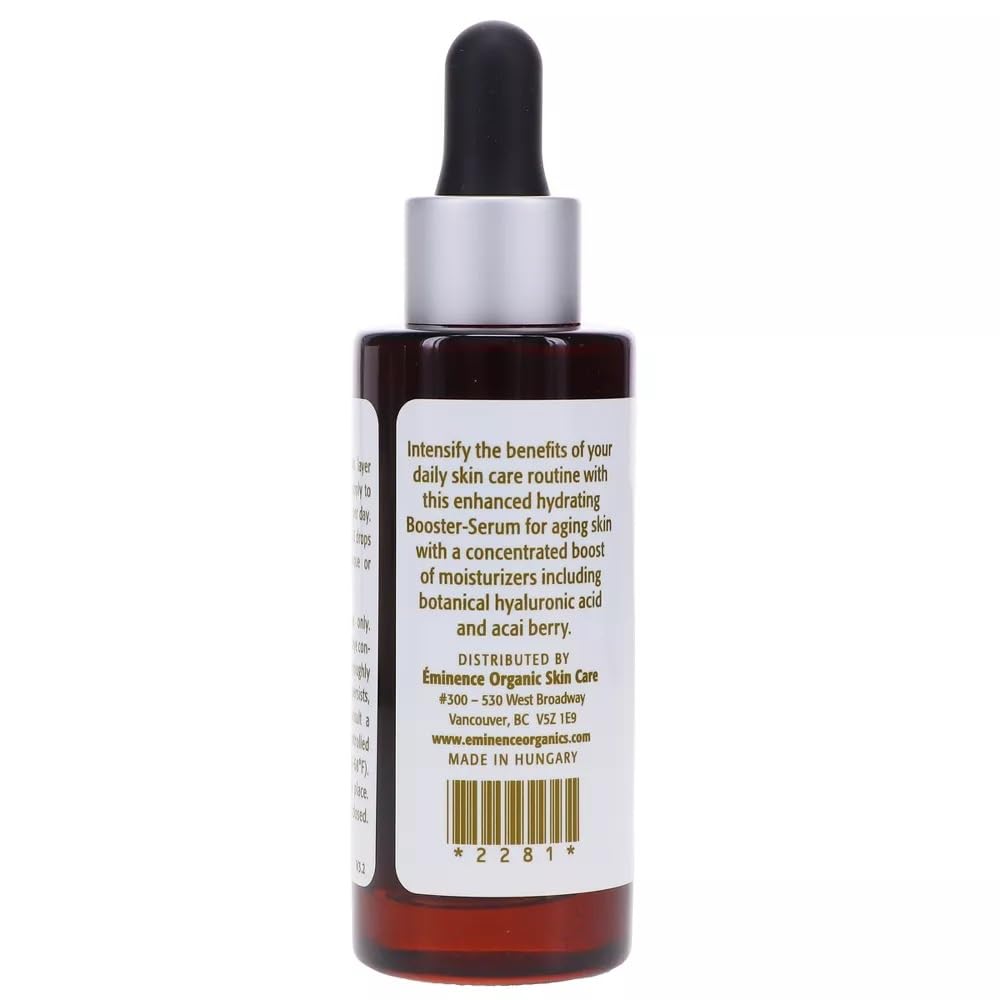 Eminence serum texture close-up highlighting lightweight absorption