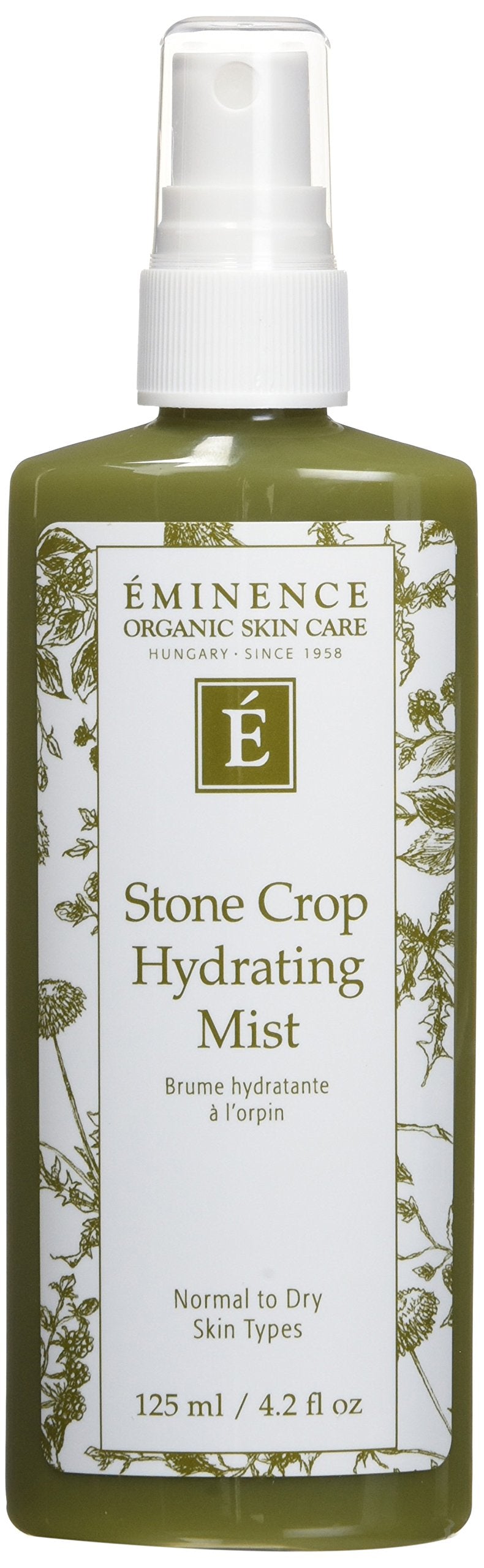 Eminence Stone Crop front bottle showing label and 4.2 oz size for hydration