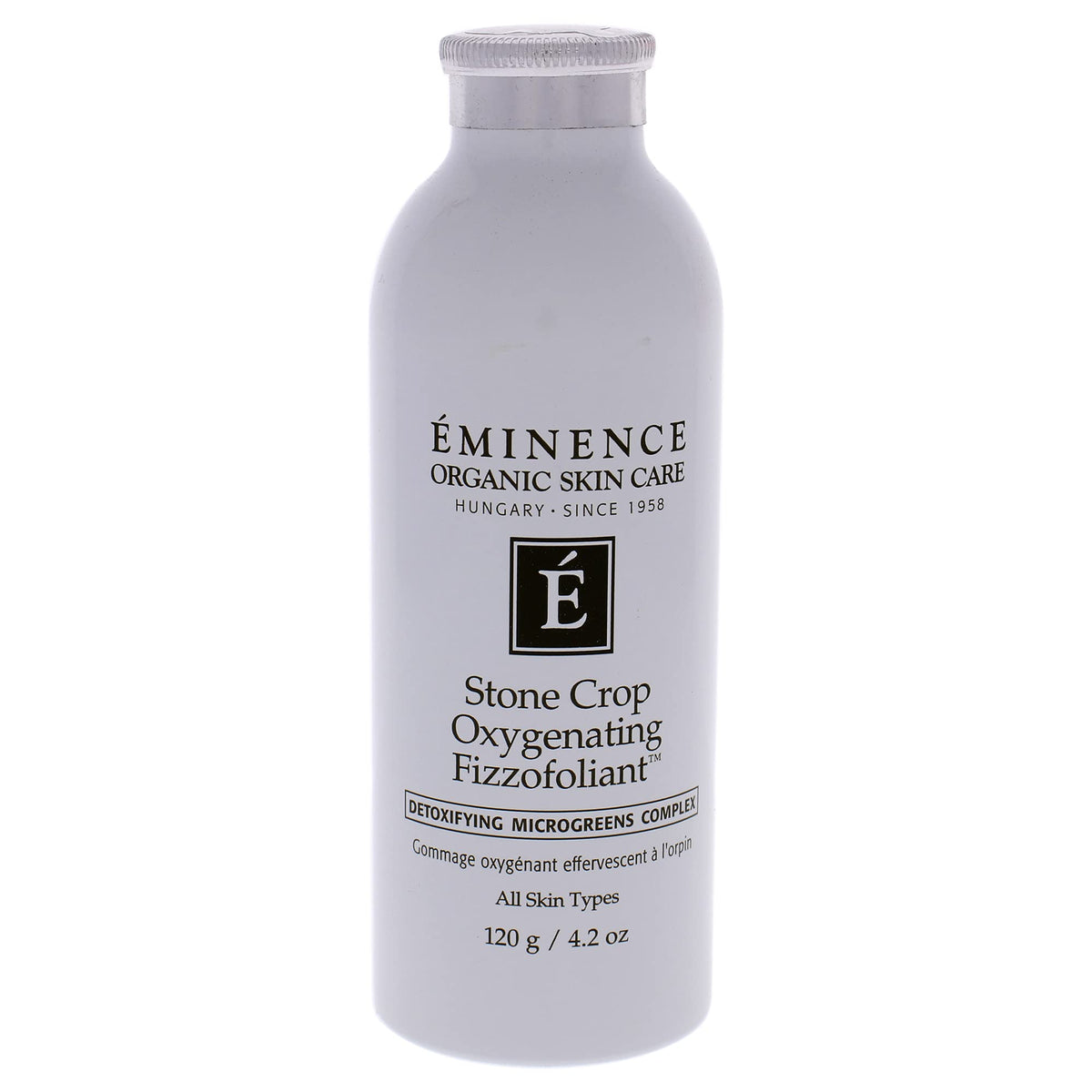 Eminence close-up of powder texture, demonstrates fine particle exfoliant