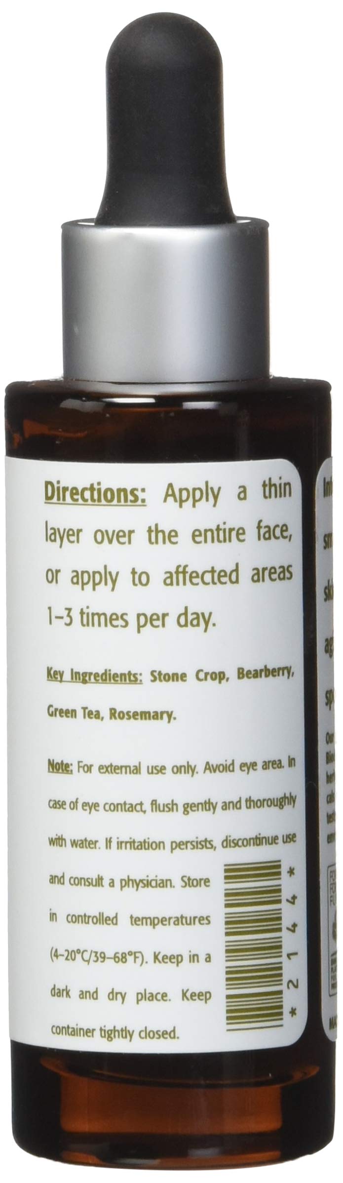Eminence Stone Crop Serum texture close-up illustrating lightweight gel hydration benefit